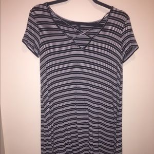 Forever 21 stripped T-shirt dress